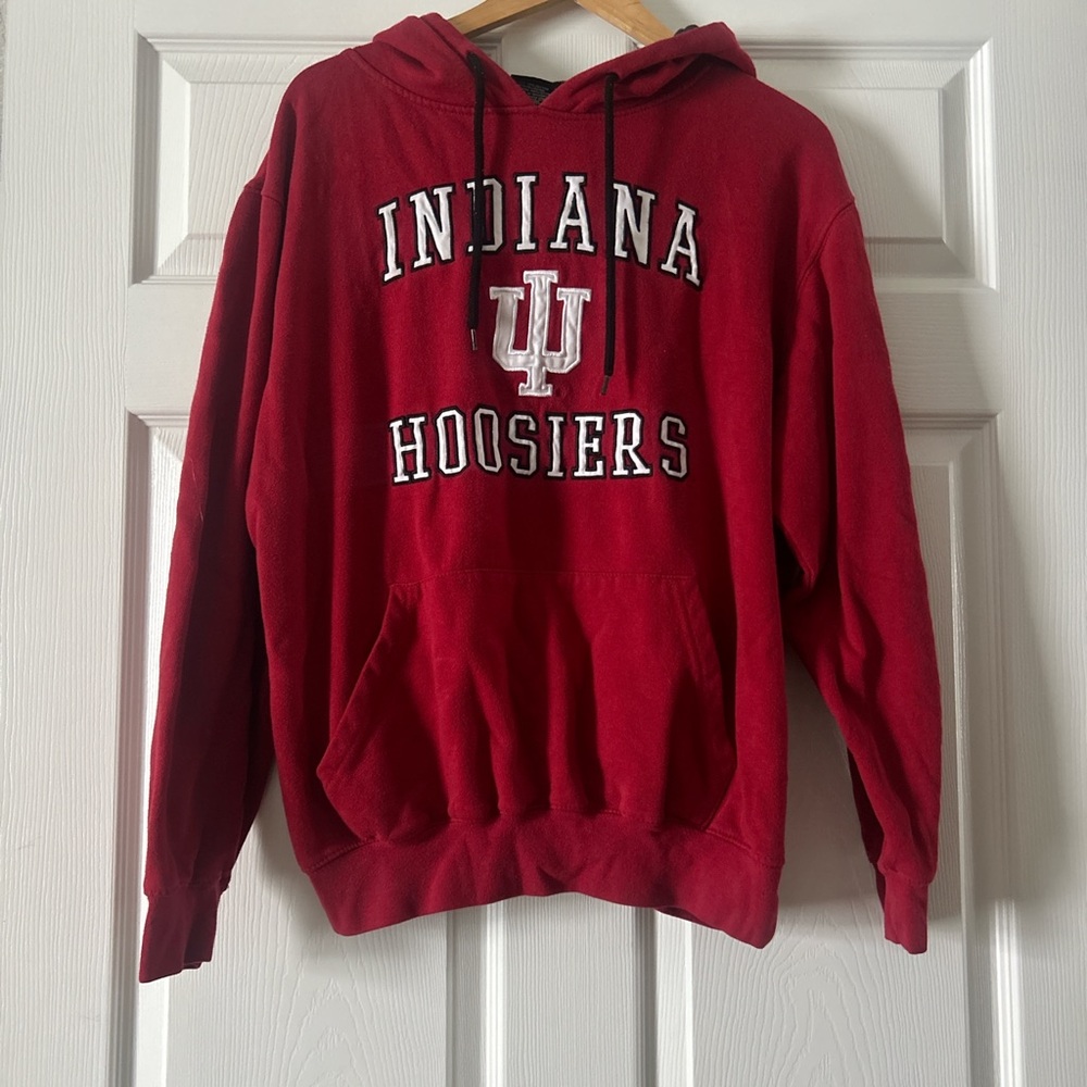Indiana University Red Hoodie with IU Logo